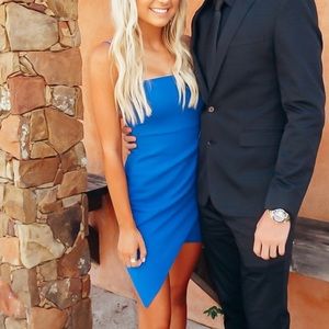 BLUE HOCO DRESS (WORN ONCE)